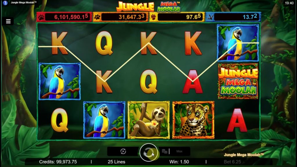Jungle Mega Moolah Slot online